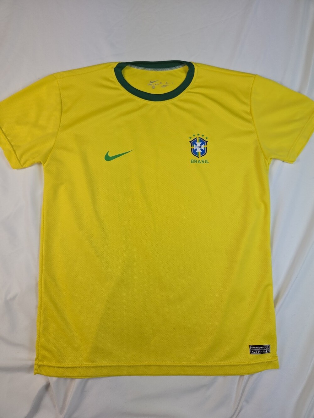 Nike Brasil Men’s Yellow Soccer Jersey